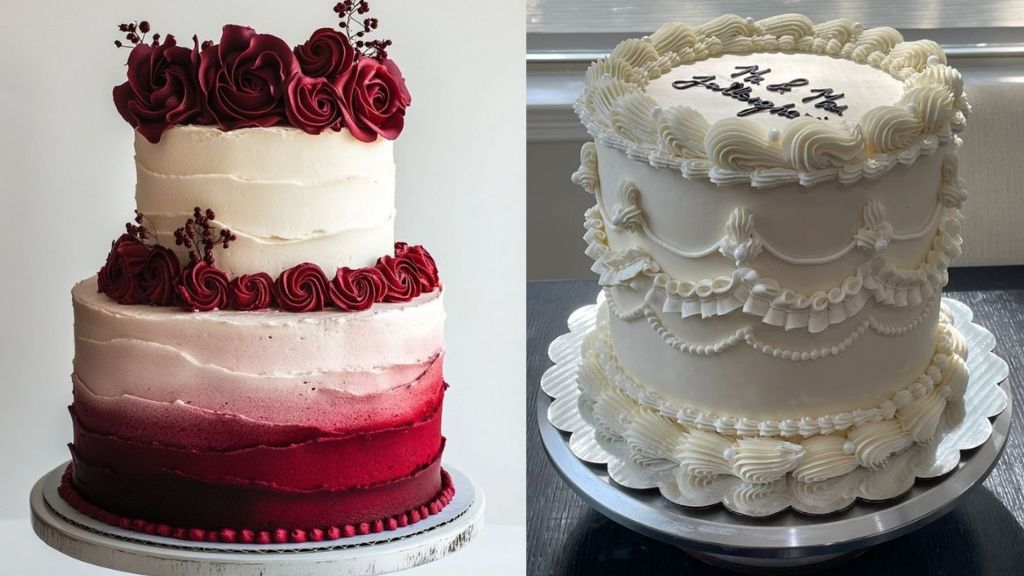 Anniversary Cake Design for Couple