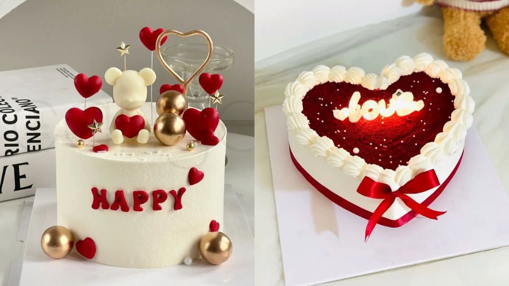 Anniversary Cake Design for Couple