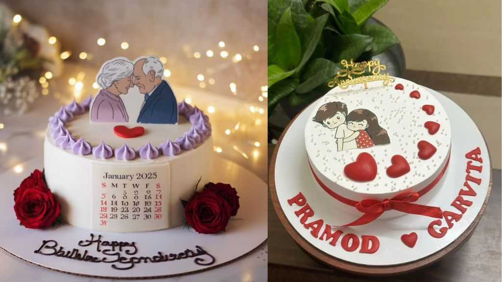 Unique Anniversary Cake