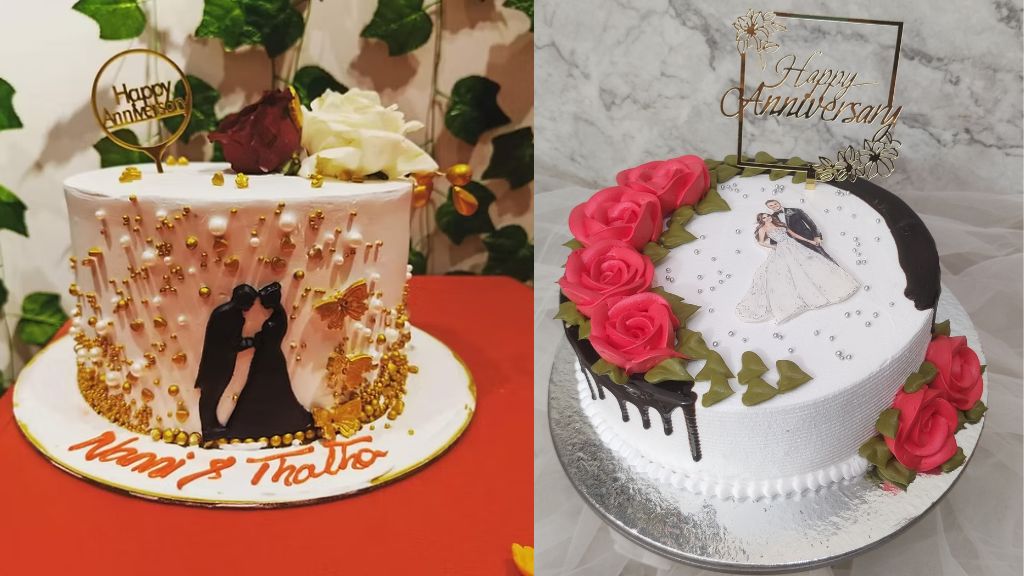 Unique Anniversary Cake