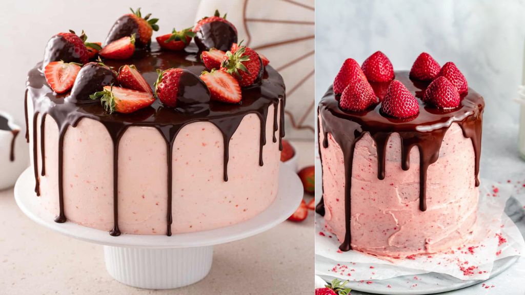 Strawberry Birthday Cake Designs