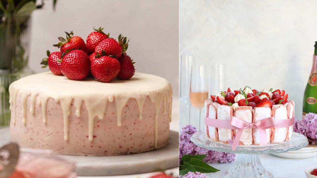 Strawberry Birthday Cake Designs