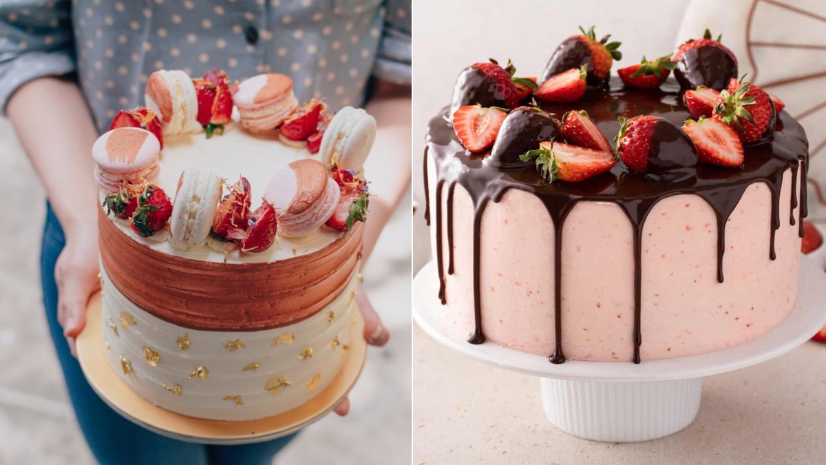 Strawberry Birthday Cake Designs