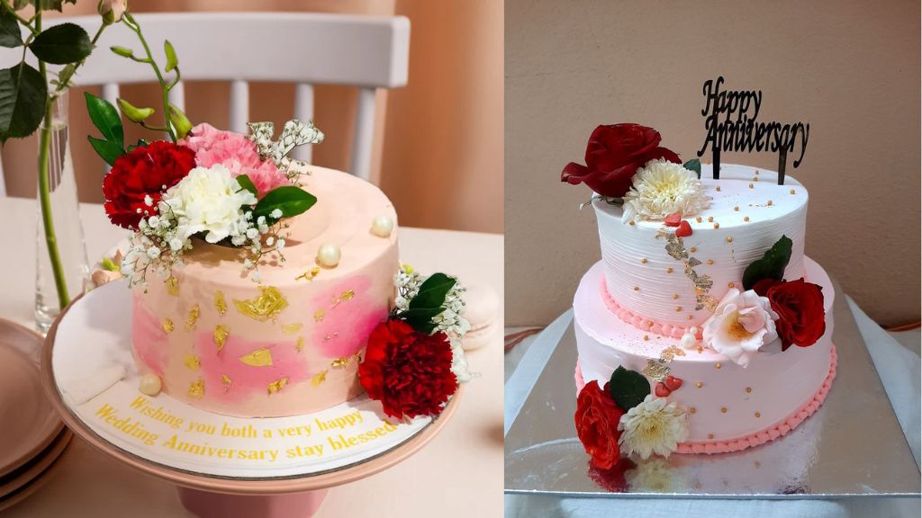 Simple Anniversary Cake Design