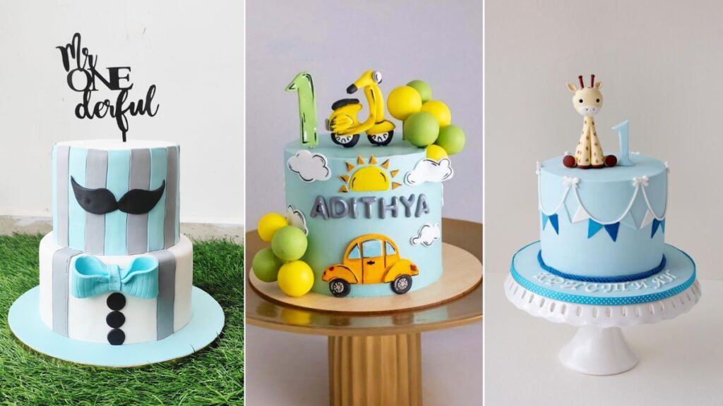Simple Cake Design for Boy