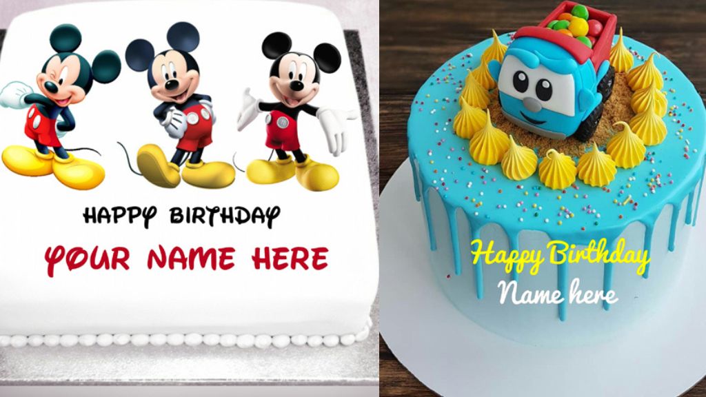Cartoon Cake Design for Boys