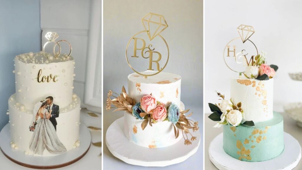 Engagement Cake Design 2kg
