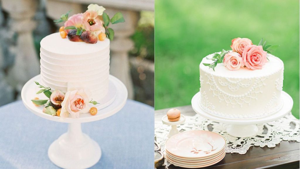 Simple Wedding Cake Designs