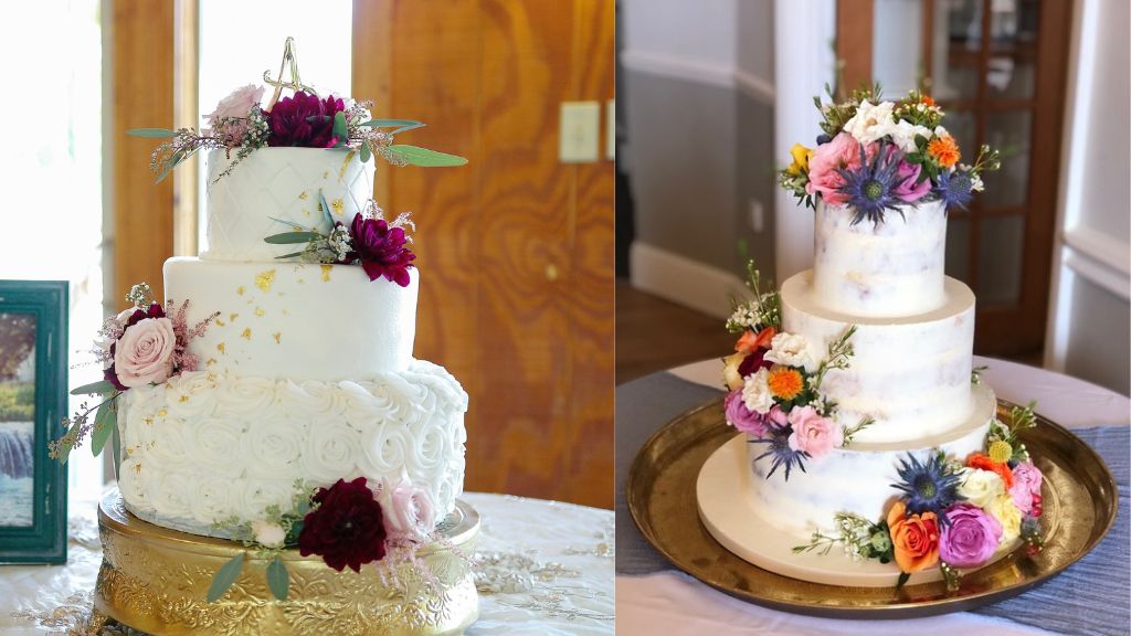 Simple Wedding Cake Designs