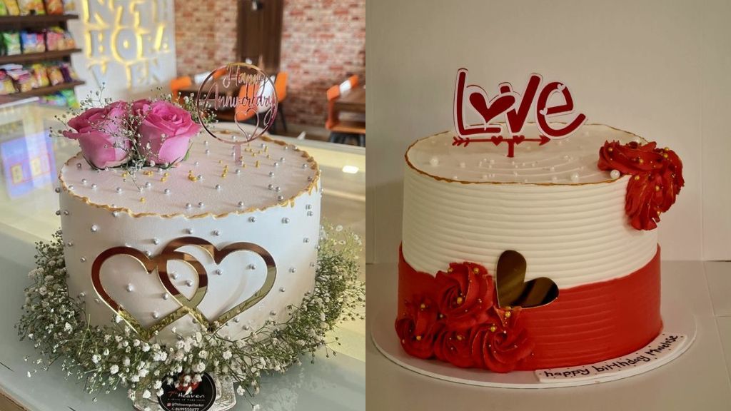 Anniversary Cake Design for Couple