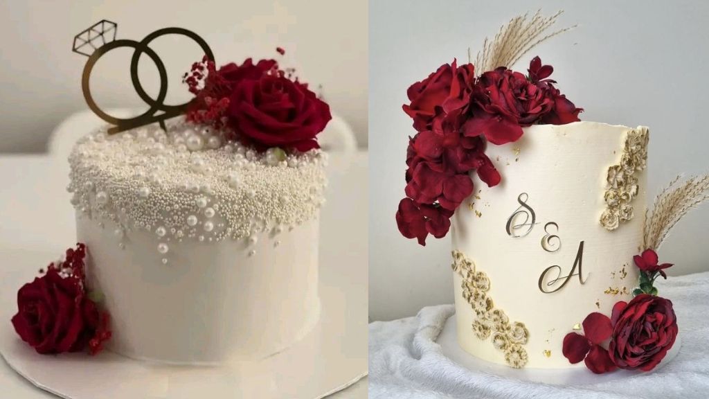 Anniversary Cake Design for Couple