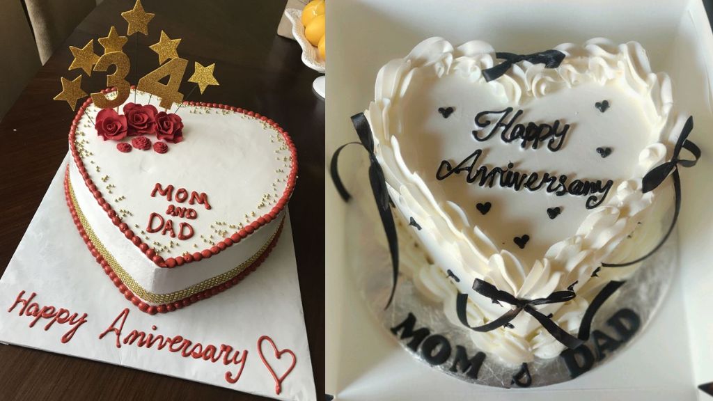 Anniversary Cake for Mom Dad