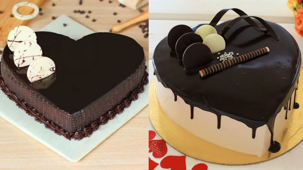 Heart Shape Cake for Anniversary