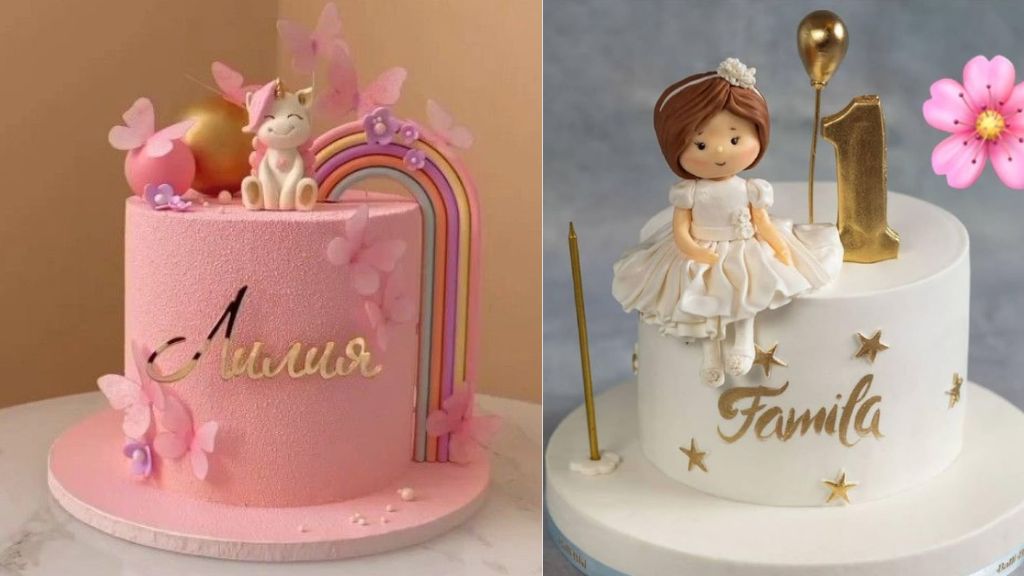 1st Birthday Cake Designs for Baby Girl