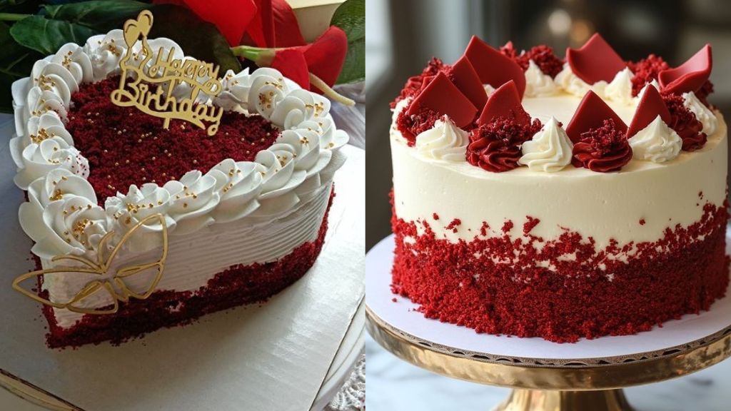 Red Wedding Cake Designs