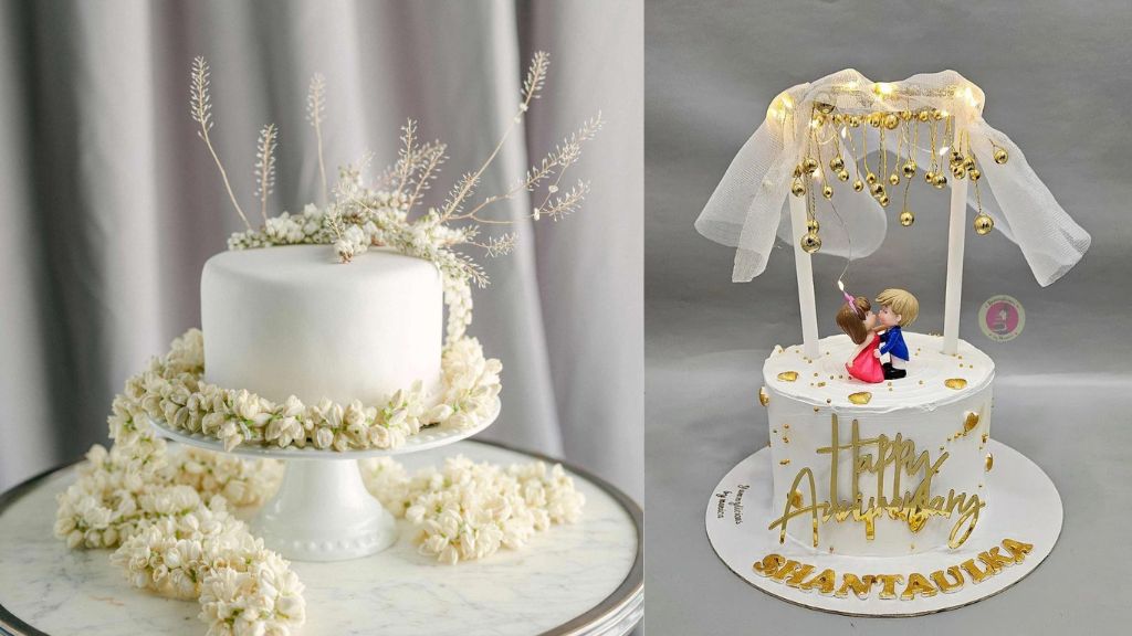 25th Wedding Anniversary Cakes