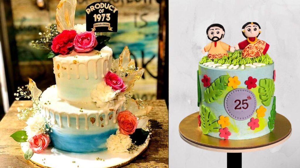 25th Anniversary Cakes for Parents