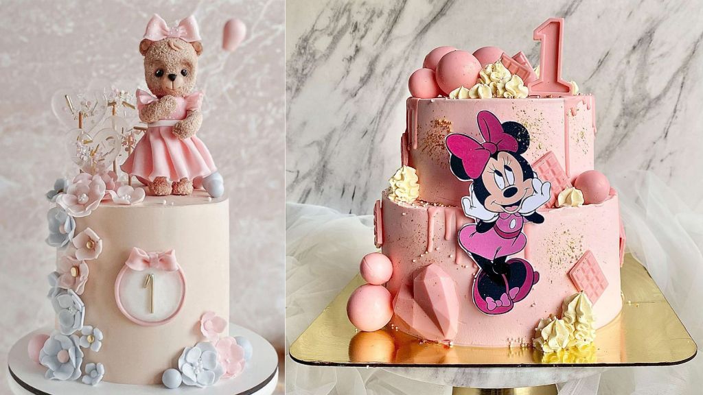 First Birthday Cake Designs for Baby Girl