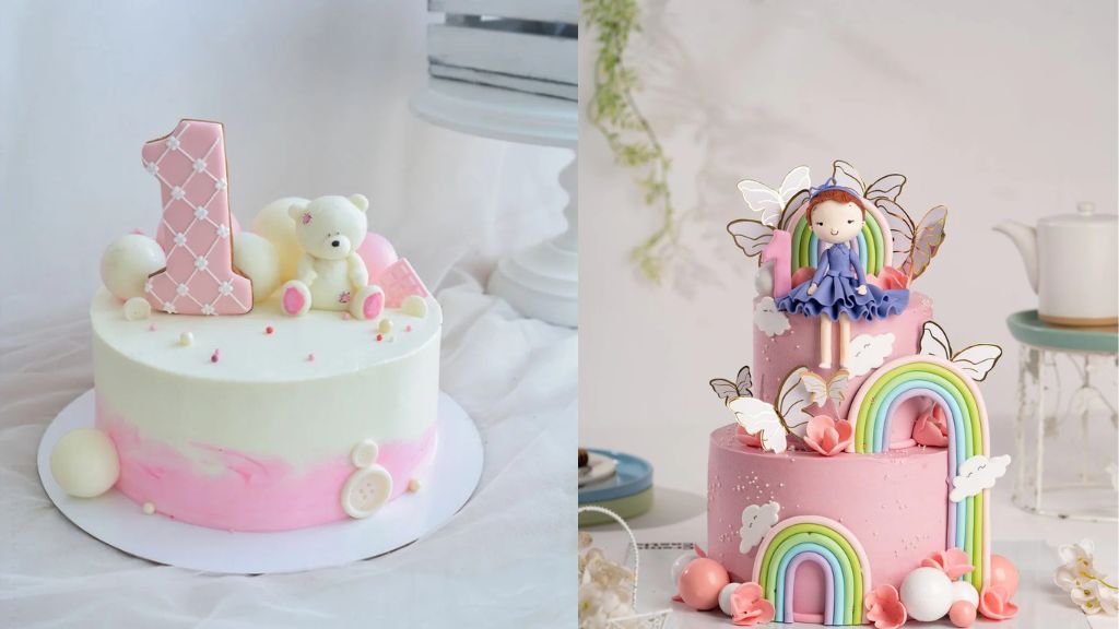 First Birthday Cake Designs for Baby Girl