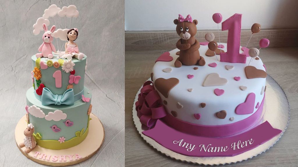 First Birthday Cake Designs for Baby Girl