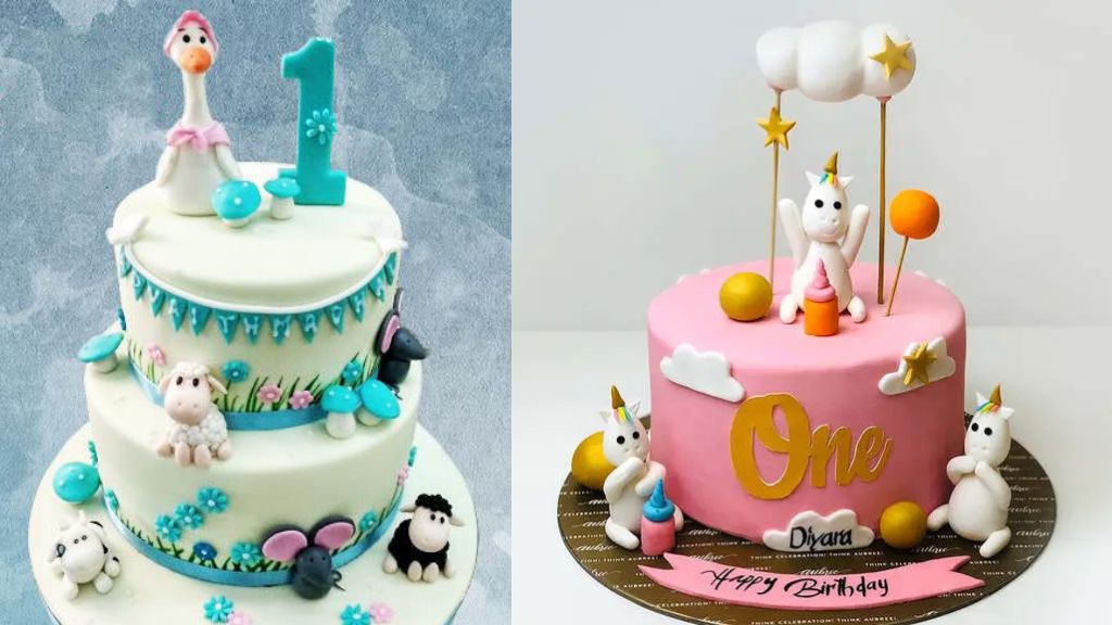 First Birthday Cake Designs for Baby Girl