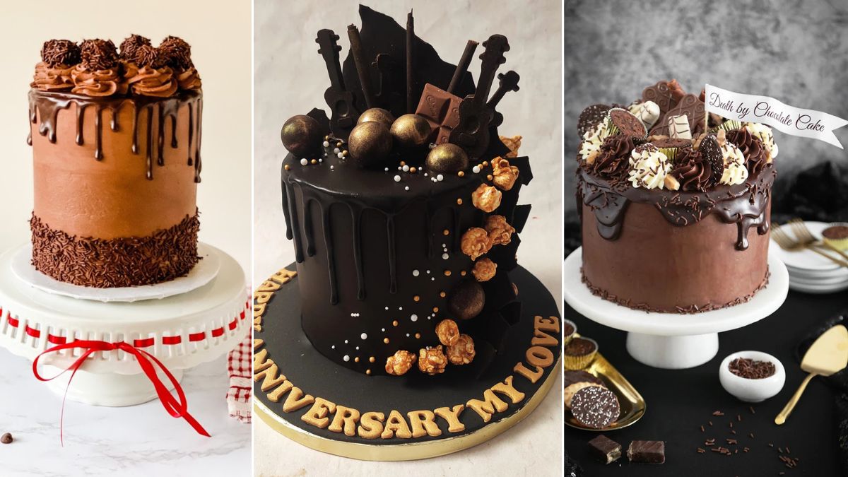 Dark Chocolate Cake Design
