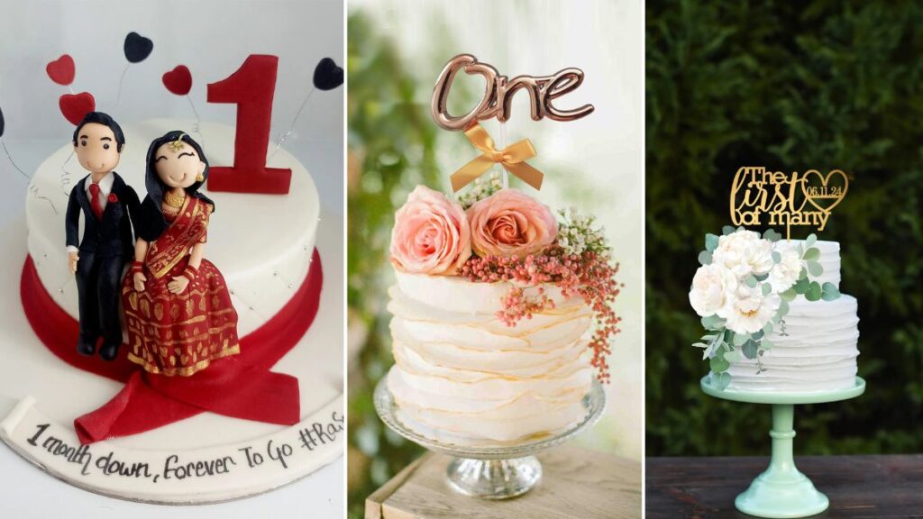 One Month Anniversary Cake