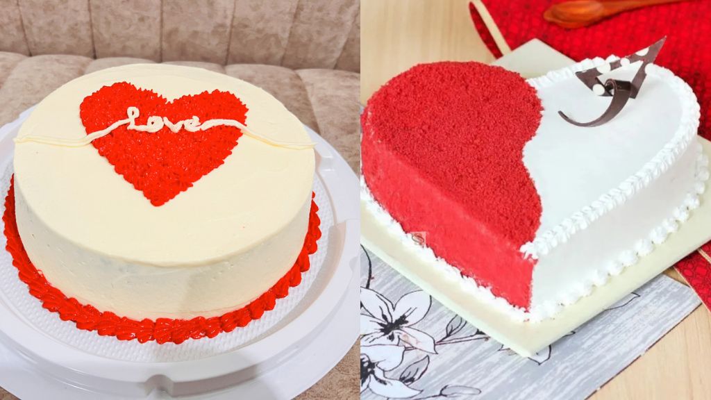 Anniversary Cake Designs Heart