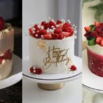 Strawberry Cake Design Simple