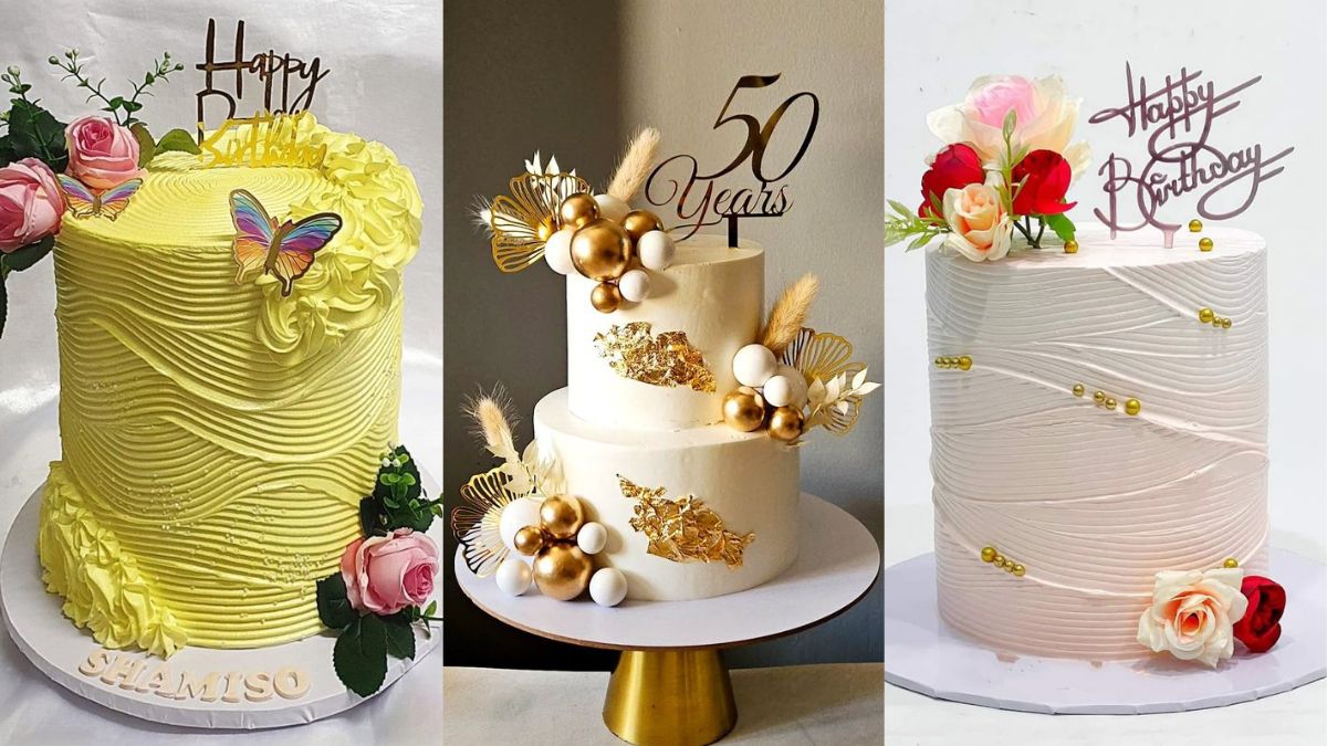Simple Vanilla Cake Design