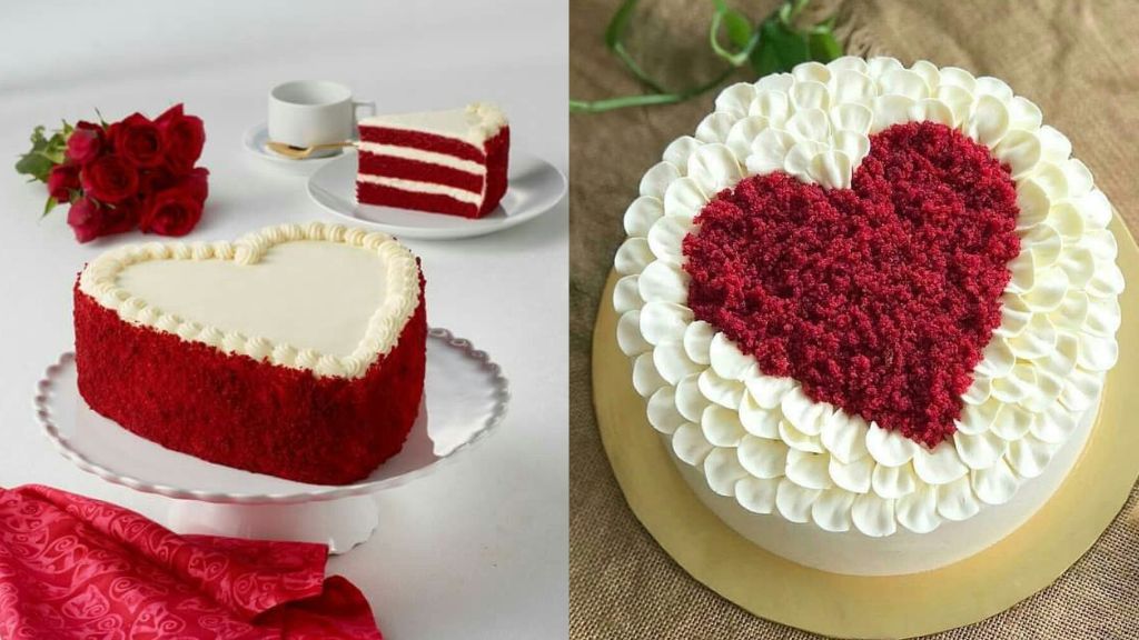 Heart Shape Cake for Anniversary