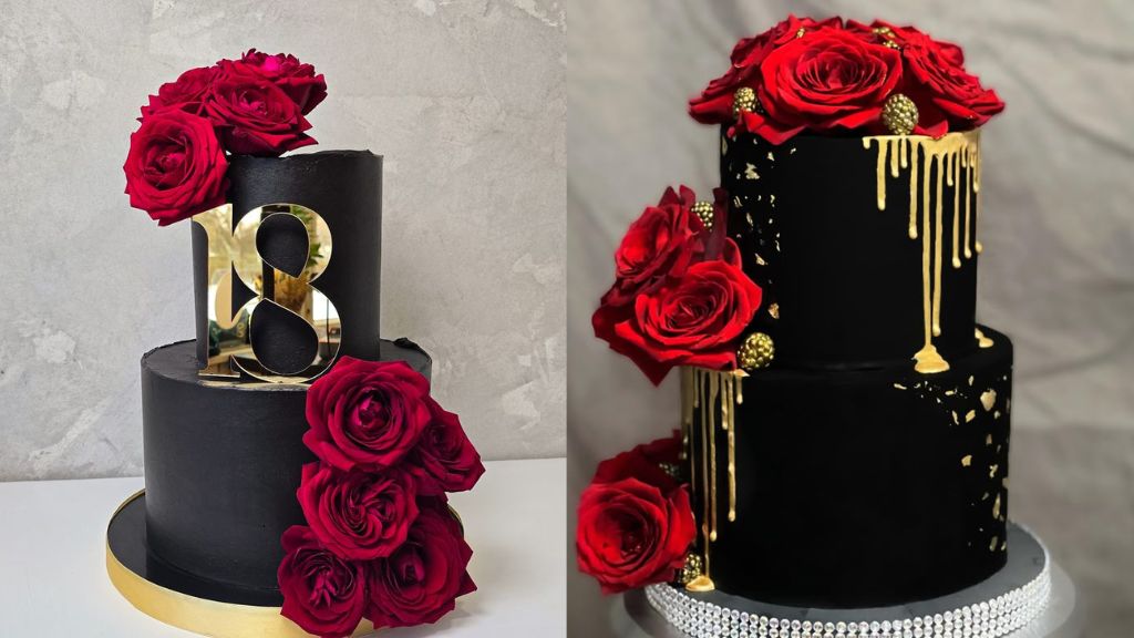 Red Wedding Cake Designs