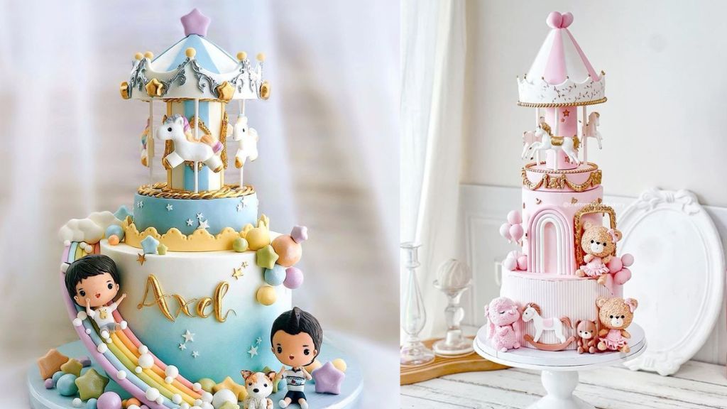 1st Birthday Cake Designs for Baby Girl