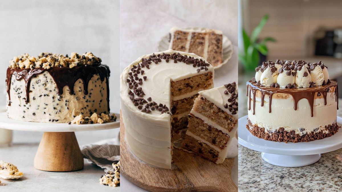 Vanilla Choco Chip Cake