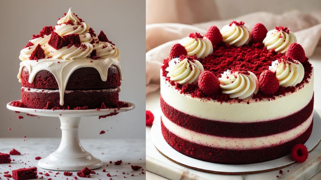 Red Wedding Cake Designs