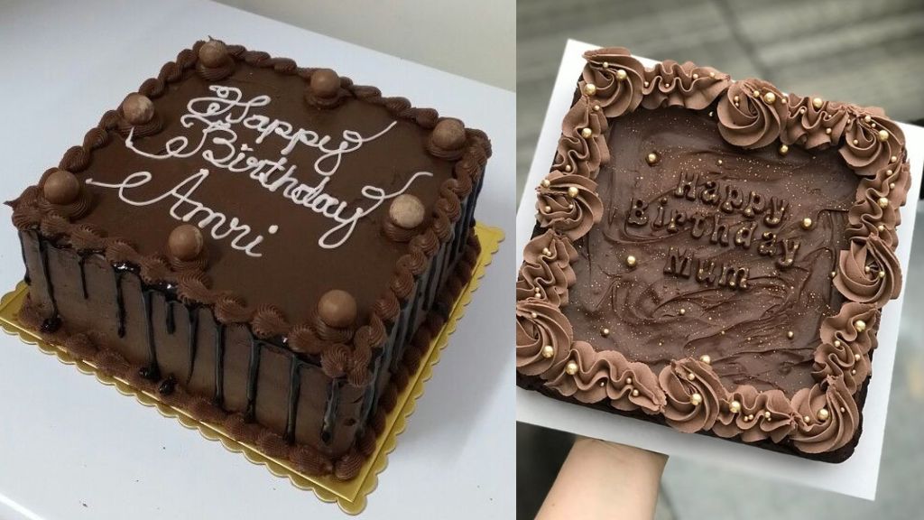 Happy Birthday Likha Hua Cake