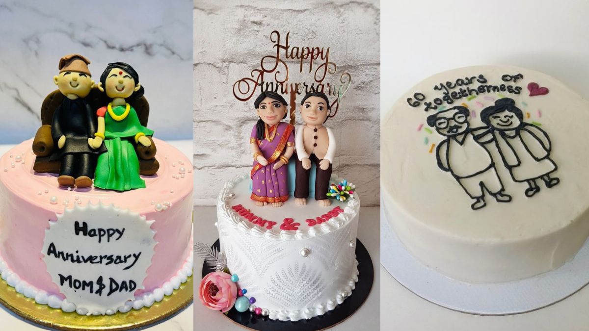 Anniversary Cake for Mom Dad
