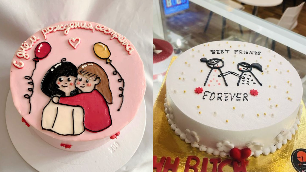 Best Friend Cake Design