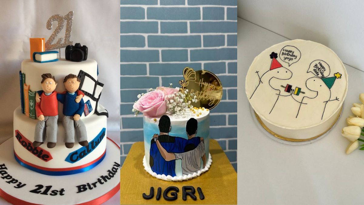 Best Friend Cake Design Boy