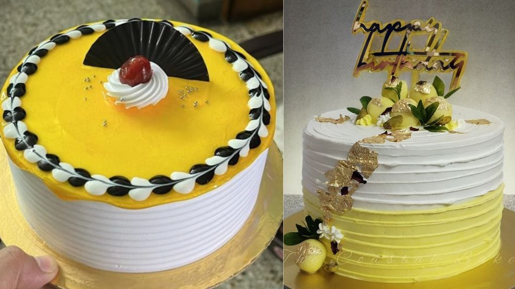Pineapple Cake Design Simple