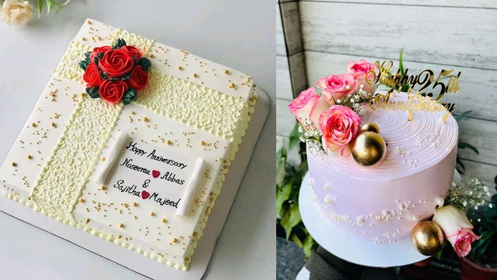 Wedding Anniversary Cake Design