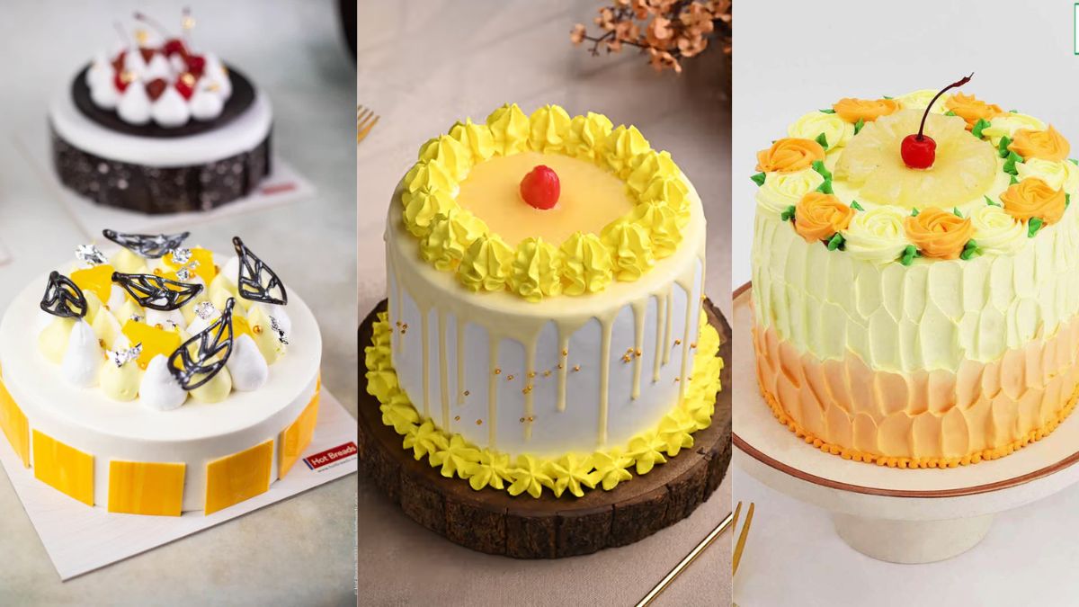 Pineapple Flavour Cake Design