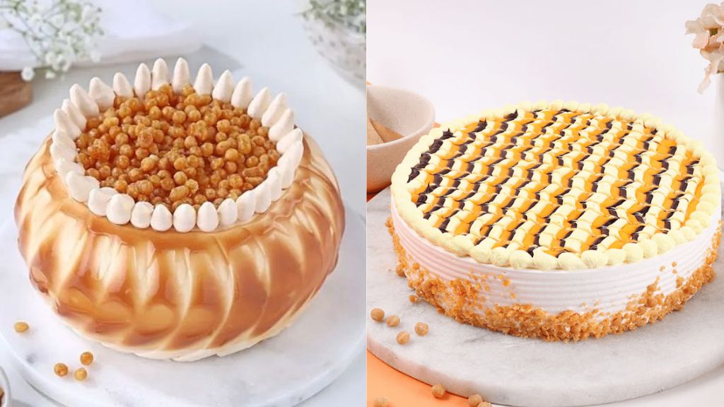Butterscotch Cake ki Design