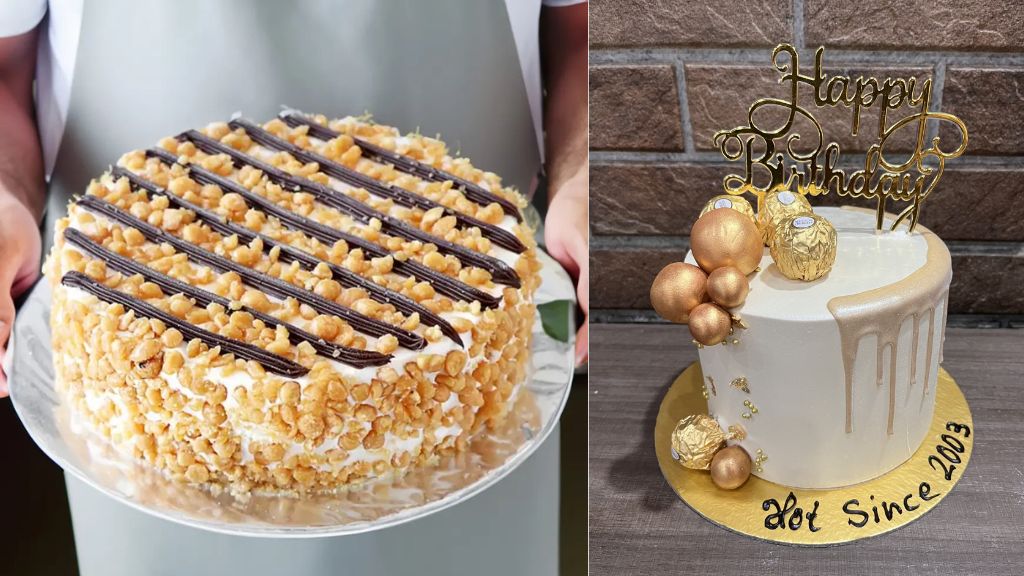Butterscotch Cake ki Design