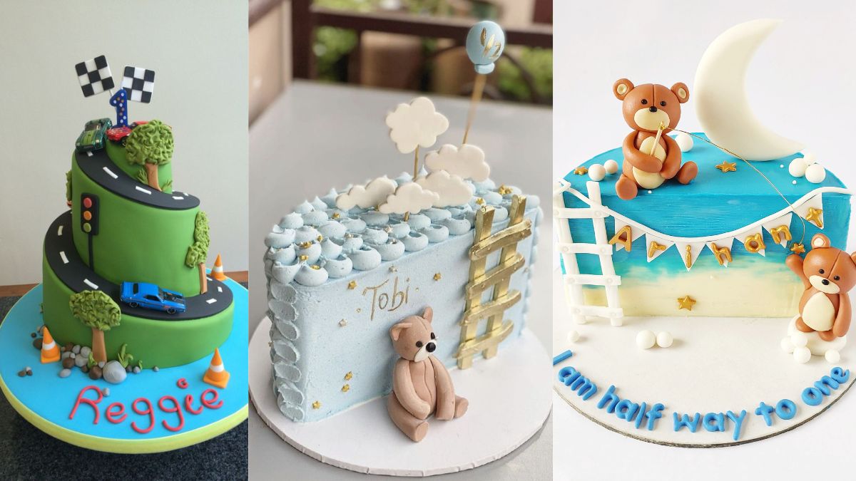 Half Birthday Cake for Boy