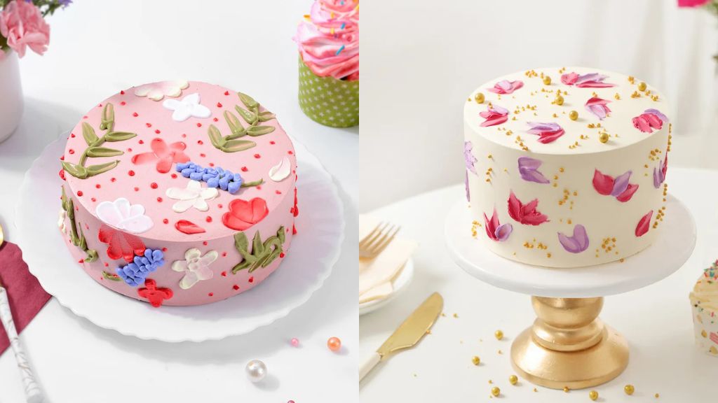 Flower Cake Design for Girl