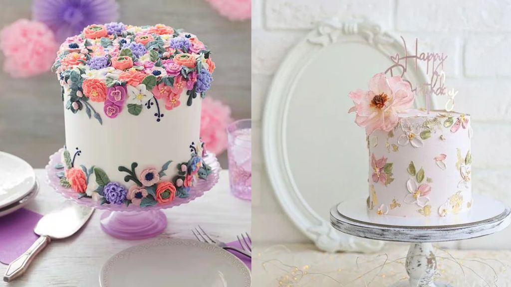 Flower Cake Design for Girl