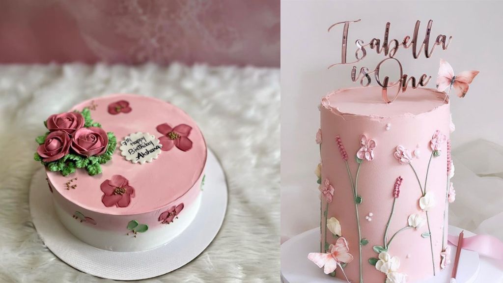 Flower Cake Design for Girl