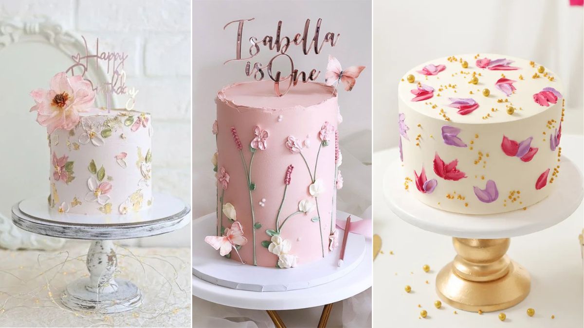 Flower Cake Design for Girl