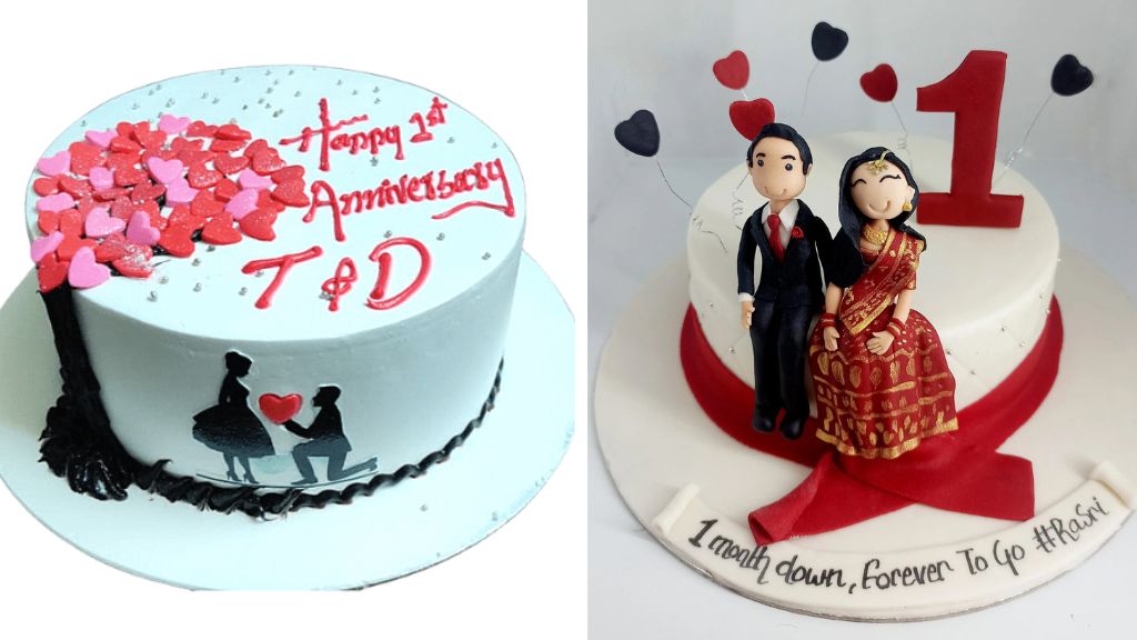 1 kg Anniversary Cake Designs